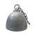 Lampa wisząca metalowa LOFT na Łańcuchu 45cm